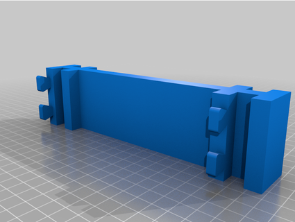 ikea samla 5l sencillo modular percha estante sistema elevador alfombras Kenneth 3d print model - Mito3D