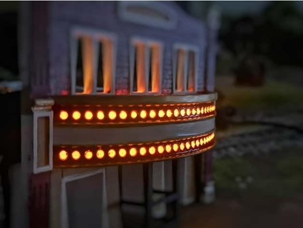 easy lightbulbs ho scale main street nine theater engerbrunsen 3d print model - Mito3D