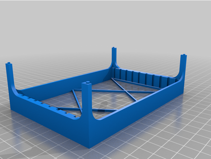10 fente empilable dimm plateau Désolé 3d print model - Mito3D
