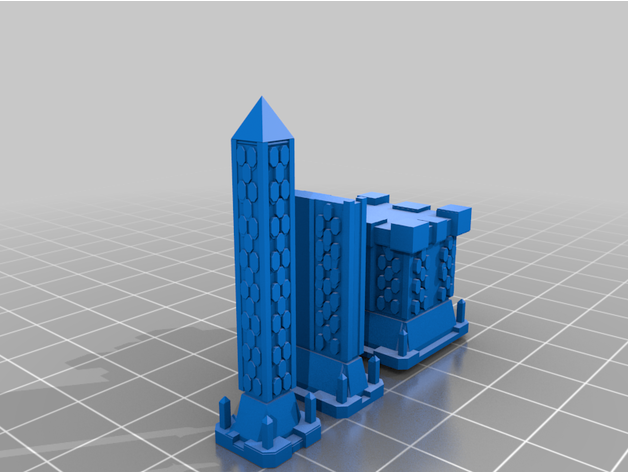 nécron dispersion terrain lp jimjimjimmyjim 3D print model - Mito3D