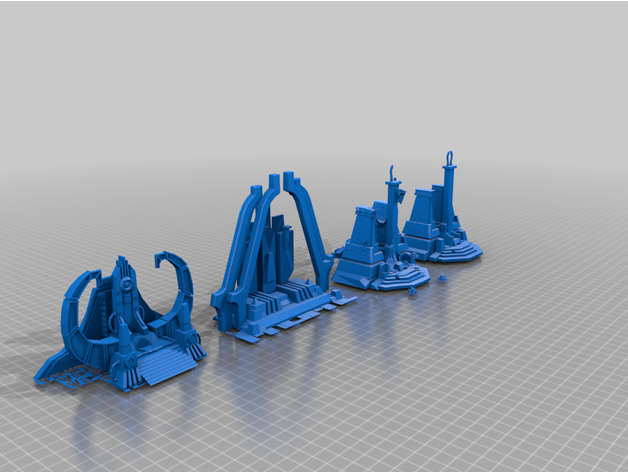 Necron Throne Terrain lp jimjimjimmyjim 3D print model - Mito3D