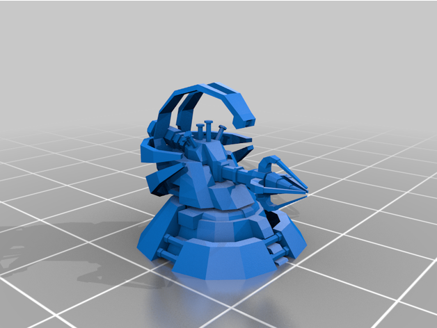 Necron guas taretler arazi lp jimjimjimmyjim 3D print model - Mito3D