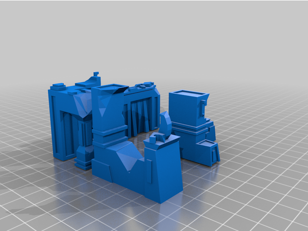 admech forgeworld terrain - gubbins lp jimjimjimmyjim 3D print model - Mito3D