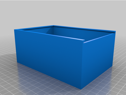 Kutu sürgülü kapak tüy yumağı 3d print model - Mito3D