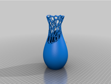 voronoi vase 1 piece penguindude52505 3d print model - Mito3D