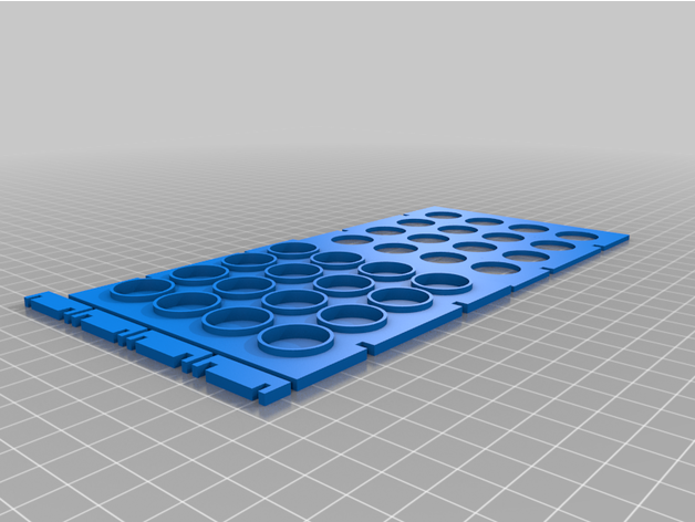 komünite şişe tepsi yapılandırılabilir hırlama 3D print model - Mito3D