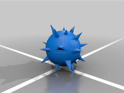 spike ball thebigtricky 3d print model - Mito3D