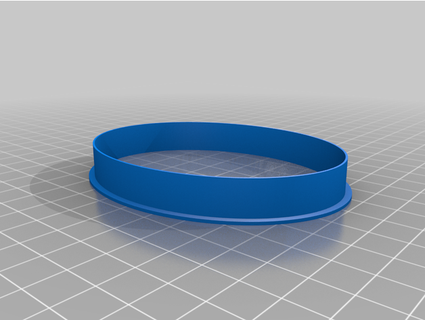 oval cookie cutter drsmyrke 3d print model - Mito3D