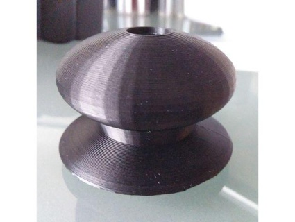 panela Panela tampa botão hexágono boné sombra 964 3d print model - Mito3D