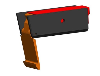 buton mag serbest bırakmak ehdrien 39 in geko üçgen imalatlar 3d print model - Mito3D