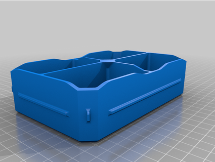 herramienta caja contenedores Dewalt oxyge65 3d print model - Mito3D