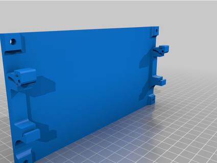 16 canal relais planche vacarme rail monter sammyfritz 3d print model - Mito3D