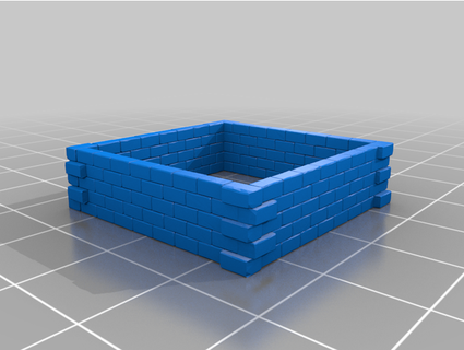 brick foundation thebigtricky 3d print model - Mito3D