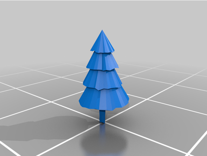 low poly fir tree thebigtricky 3d print model - Mito3D