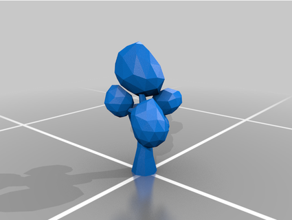 cute low poly tree thebigtricky 3d print model - Mito3D