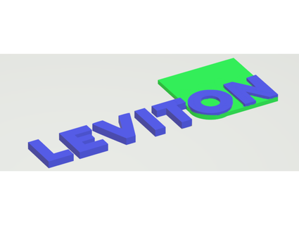 leviton accident vasculaire cérébral logo nuker9000 3d print model - Mito3D
