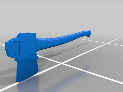 petit hache legrostruc 3d print model - Mito3D