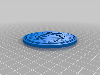 azul jays portavasos neblinoso 3d print model - Mito3D