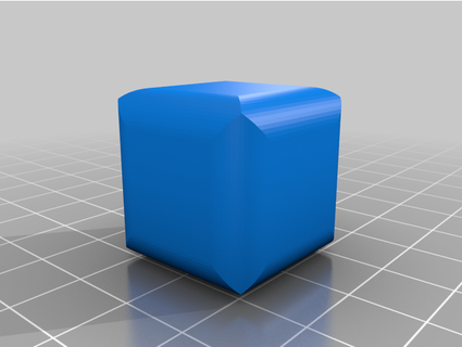 cube test undertherain 3d print model - Mito3D