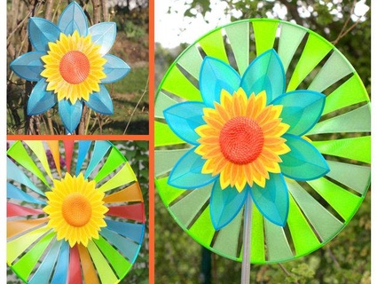 colorful wind wheel mageb 3d print model - Mito3D