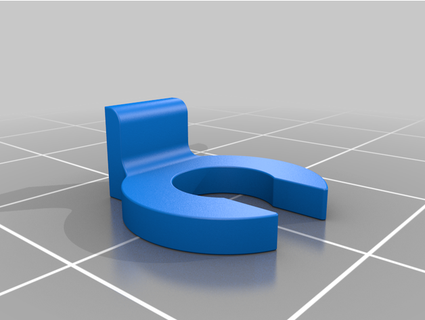 Extruderbowdenclip chrisany3d 3d print model - Mito3D