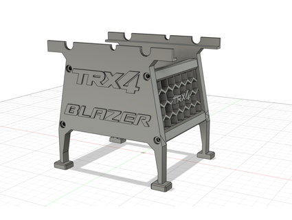 Stand traxxas trx4 Blazer Rahmen rc Deutsche 3d print model - Mito3D