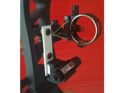 laser vista gun to bow adaptador ltlogics 3d print model - Mito3D