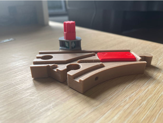 brio mechanisch Schalter Signale Kiemenriemen 3D print model - Mito3D