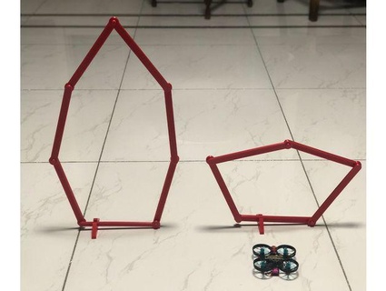 fpv drone cancello modulare flessibile jkanguk 3d print model - Mito3D