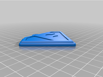 f man symbol keychain homewakeboarding 3d print model - Mito3D
