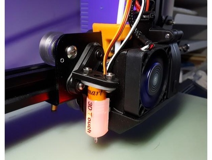 bltouch mount red squirrel compact fan housing ender 3 remizik 3d print model - Mito3D