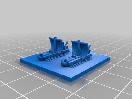 roman quinqueremes alpacadad 3d print model - Mito3D