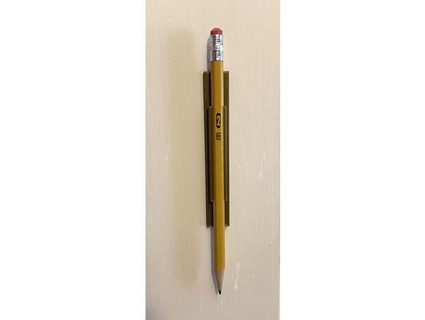 wall mount matita titolare supporto 3d print model - Mito3D