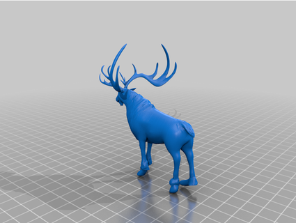 stag- travel form angelofdore 3d print model - Mito3D