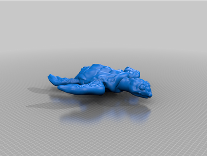 sea turtle spuzzle 3d print model - Mito3D
