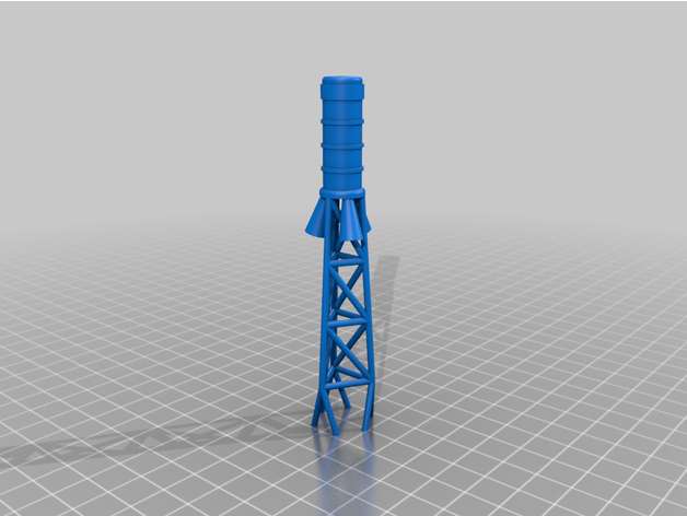 1980's mercúrio Redstone torre solteiro impressão jfcusson 3D print model - Mito3D