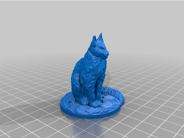 Katze Begleiter Fluch 3D print model - Mito3D