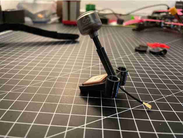 iflight dc5 bn220 GPS antena suporte 9dc 3D print model - Mito3D