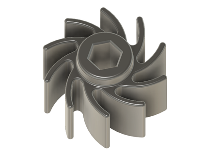 boquilla extrusor esfuerzo torsión llave inglesa remezclado turbina garyd9 3d print model - Mito3D