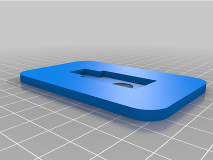yubico yubikey credit card carrier hole oignon 3d print model - Mito3D