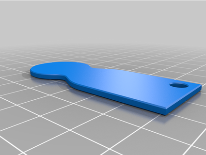 alışveriş kartı anahtarlık bizzy dg 3d print model - Mito3D