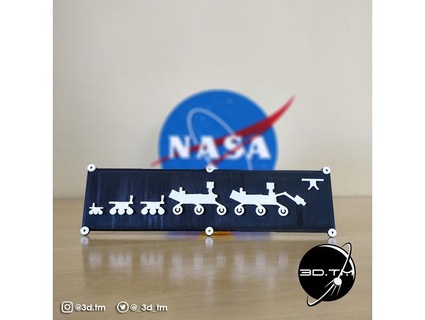 NASA Rover Familie Teller tmatosc 3d print model - Mito3D