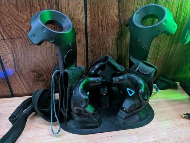 htc vive varinha rastreador cobrando base estação escorregadio 3D print model - Mito3D