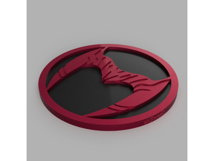 scarlet witch - marvel coasters sjthreed 3d print model - Mito3D