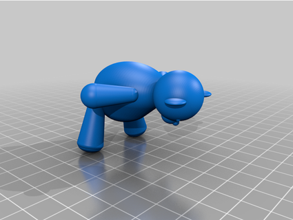 Urso pelúcia Senhor 3d print model - Mito3D