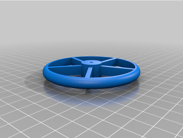 parametric rc airplane wheel peroulas 3D print model - Mito3D