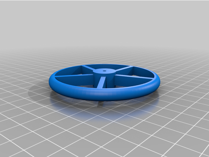 parametric rc airplane wheel peroulas 3d print model - Mito3D