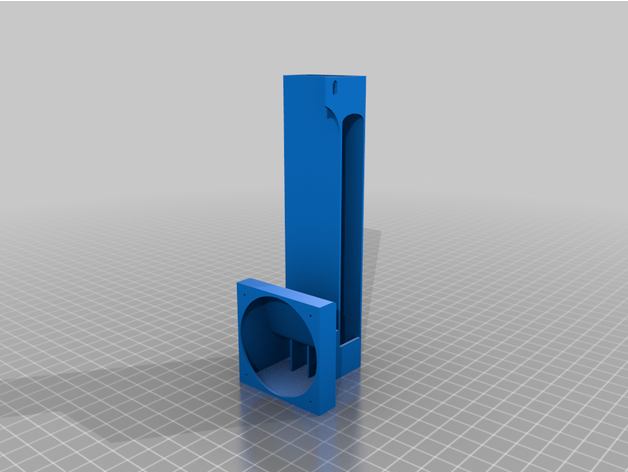 anycubic i3 mega mega-s pro 50 mm fan duct stepper drivers dionisrastr 3D print model - Mito3D