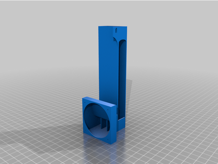 anycubic i3 méga mega pro 50 mm ventilateur canal Conducteurs dionisrastr 3d print model - Mito3D