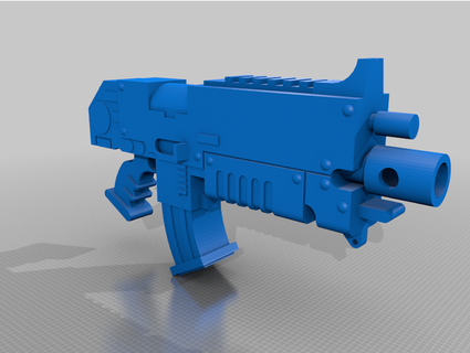 primaris fucile requiem grandezza naturale ravencos27 3d print model - Mito3D